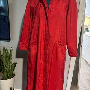 Vintage London Towne Red raincoat